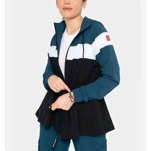 Peace Love World Mind Body Love - Color Blocked Jacket S